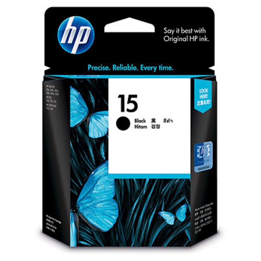 HP 15 Black Ink Cartridge